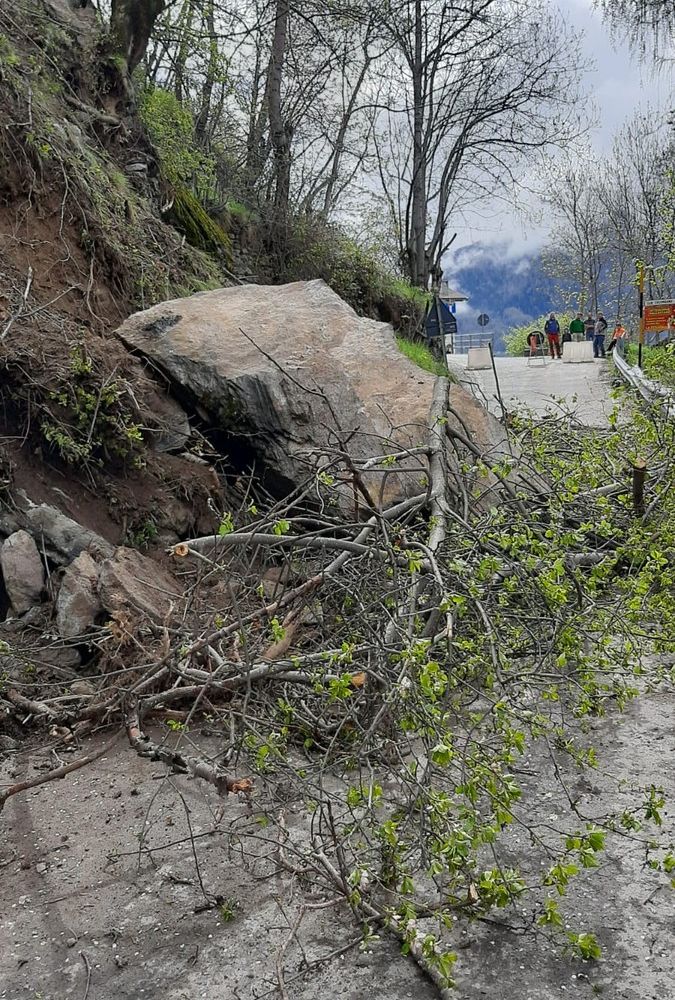 Frana a Exilles, riaperta la Sp 232 di Deveys a San Colombano