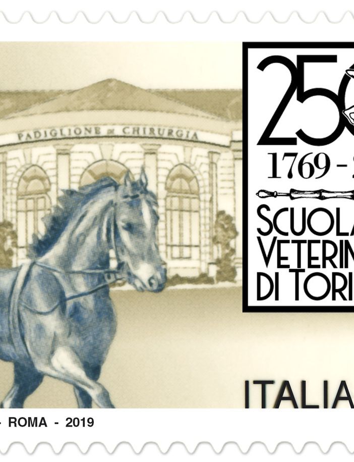 Poste Italiane, un francobollo per celebrare il 250° anniversario della Facoltà di Medicina Veterinaria