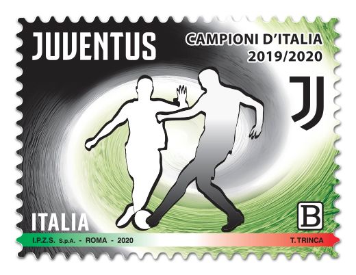 Da oggi in circolazione il francobollo celebrativo dell'ultimo scudetto della Juve