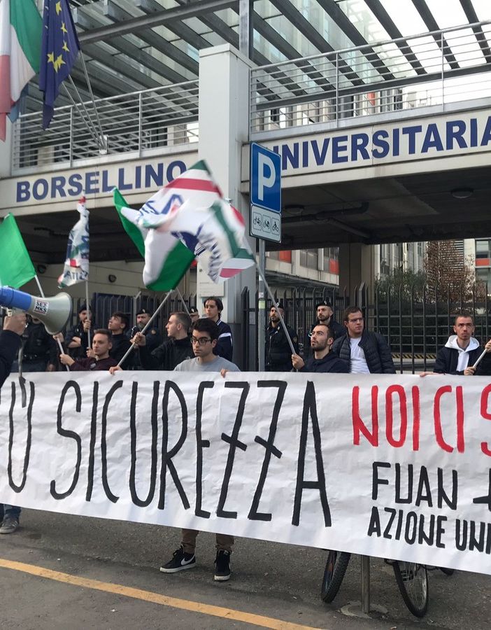 Stupro al campus, la rabbia del Fuan: “Episodio evitabile, ora una chat per aiutarci tra di noi” [FOTO E VIDEO]