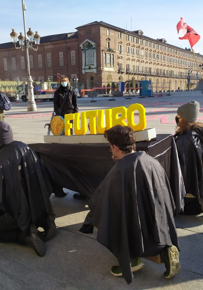 gli attivisti di Extinction Rebellion e Fridays for Future