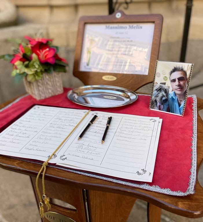 I funerali di Massimo Melis