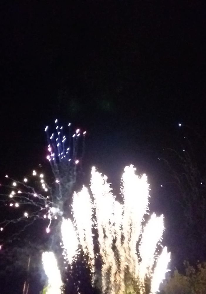 Nichelino, fuochi d'artificio e spettacolo di luci per la chiusura della festa di San Matteo