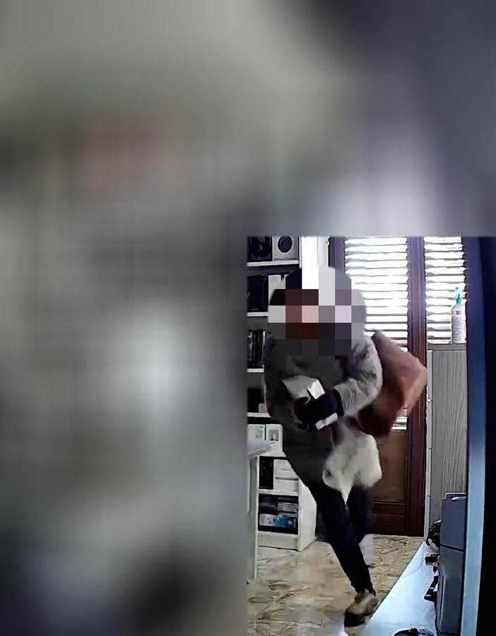 ripresa di un furto in abitazione