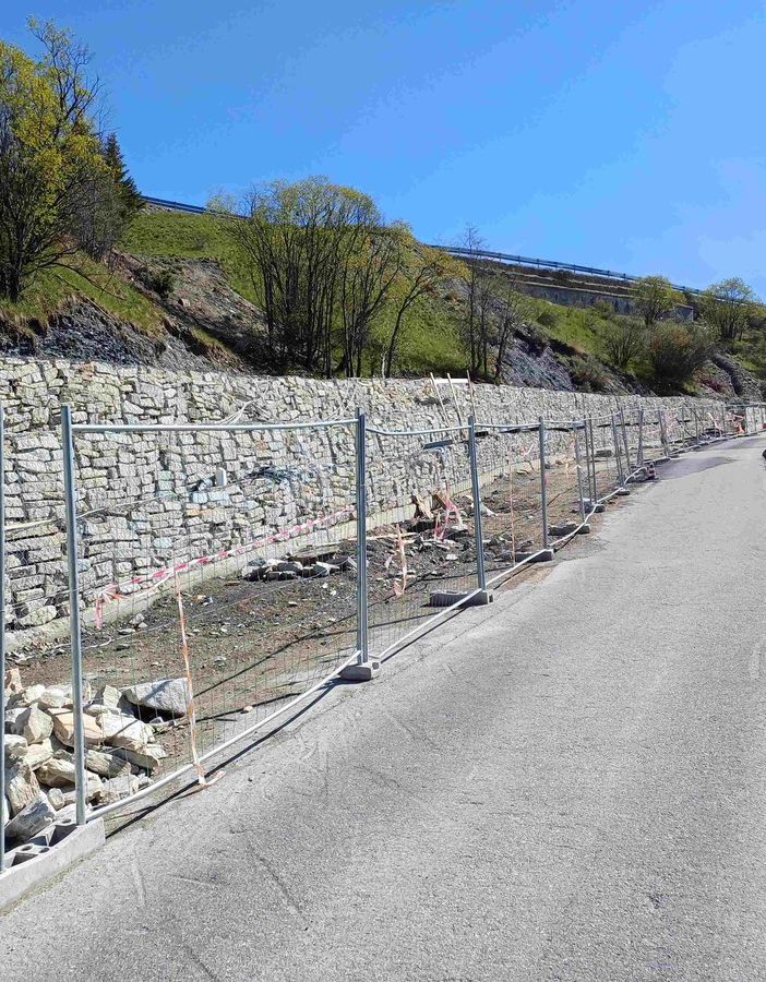 Messa in sicurezza della strada provinciale 23 a Champlas du Col di Sestriere