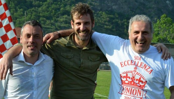 Finisce un'epoca: via Galluzzo e Falco dall'Union, qui in foto col presidente Casciello