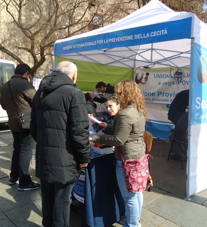 L'Unione Italiana Ciechi e Ipovedenti di Torino si mobilita per la prevenzione del glaucoma