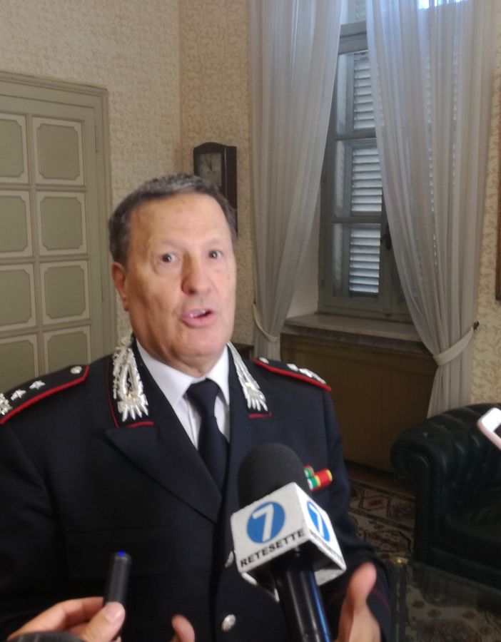 Carabinieri, il generale Mossa lascia il comando di Piemonte e Valle d'Aosta: &quot;Reati in calo, ma teniamo alta la guardia. Soprattutto sulle truffe&quot; [VIDEO]
