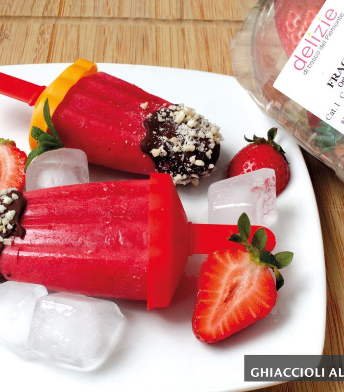 I mercoledìVeg di Ortofruit: oggi prepariamo i ghiaccioli alla fragola