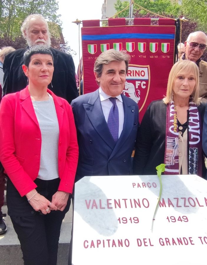 Inaugurazione giardini Valentino Mazzola