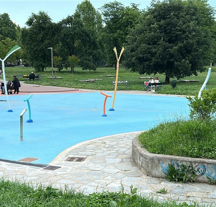 Giochi d’acqua al parco di Vittorio, il maltempo rimanda l'apertura a giugno