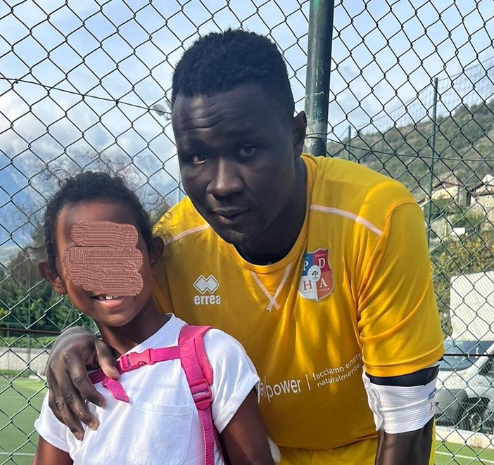 Portiere con bambina