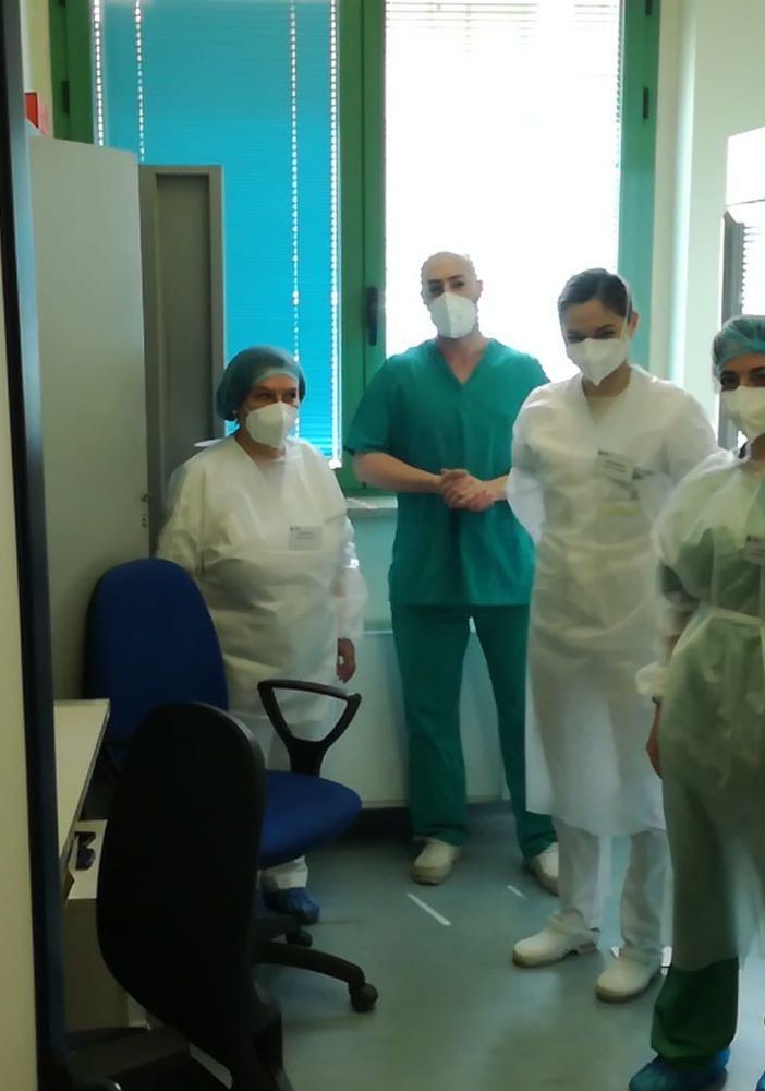 nuovo hub vaccinale di via Gorizia