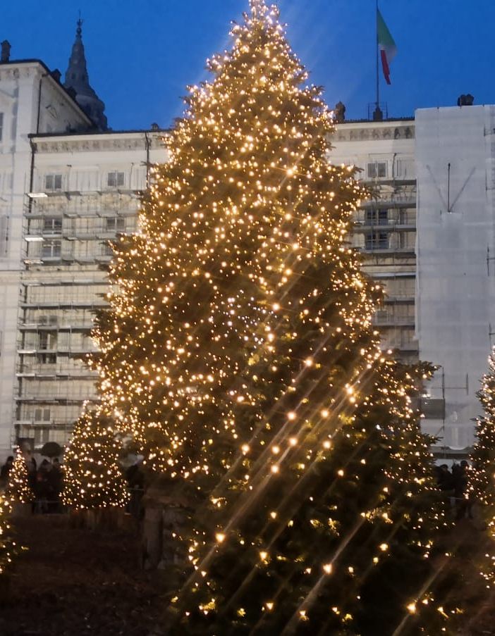 accensione albero natale