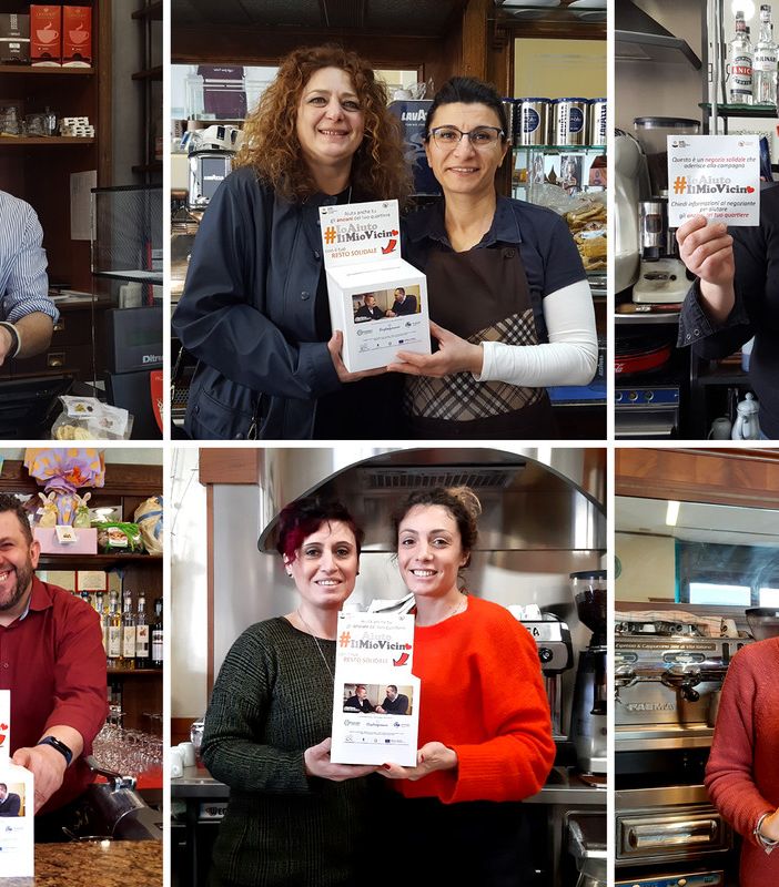 Esercenti a sostegno del Progetto Prometeo: #IoAiutoIlMioVicino per una città più solidale