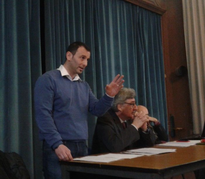 Nella foto, il vicesindaco Massimo Corcione, il segretario provinciale Fabrizio Morri e quello cittadino Gianni Pipino