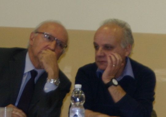 Da sinistra, l'assessore regionale alla Sanità, Antonio Saitta, e il direttore generale dell'Asl To4, çorenzo Ardissone