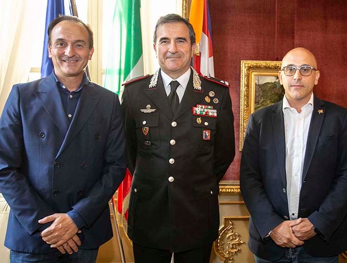 Cirio riceve il nuovo comandante della Legione Carabinieri, Antonio Di Stasio