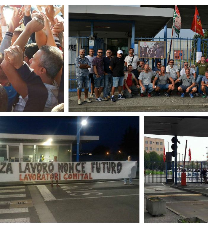 Sindaci del Canavese davanti ai cancelli per salvare i lavoratori Comital