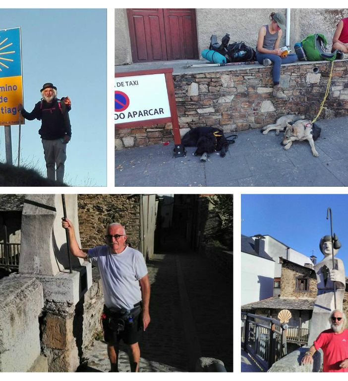 I chivassesi Antonio Napoli e Tanino De Mattia in cammino per Santiago