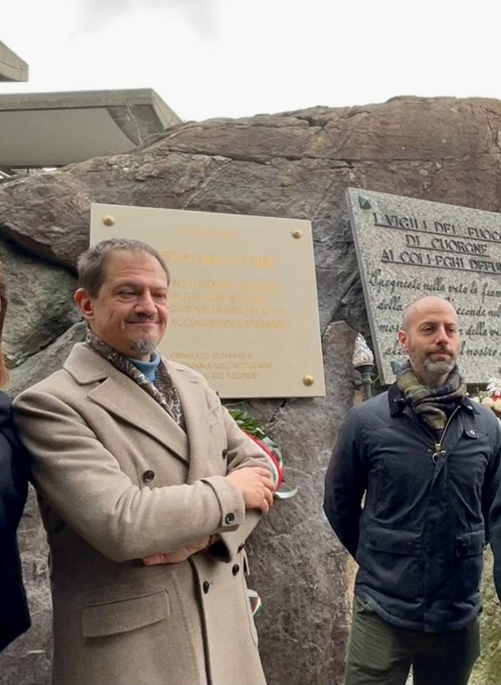 Cuorgnè, inaugura la targa in memoria ai Martiri delle Foibe