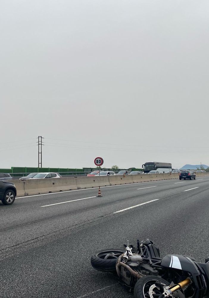 Incidente in tangenziale all'interscambio di Bruere