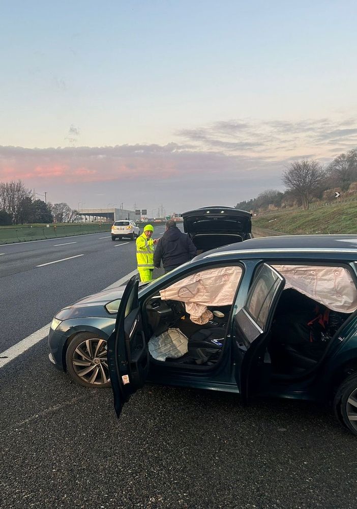 Incidente all'altezza di Venaria Sud: coinvolta una sola auto
