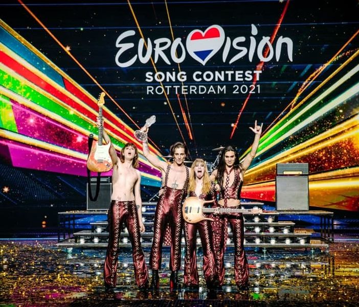 I Maneskin, vincitori dell'Eurovision 2021