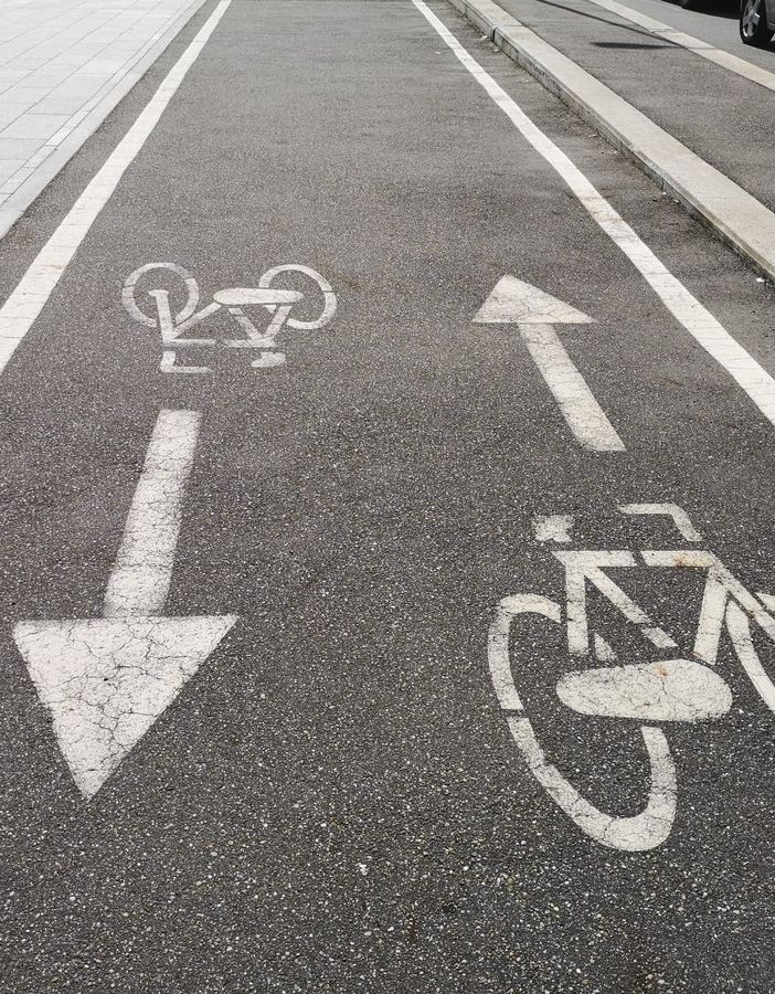 pista ciclabile - foto di archivio