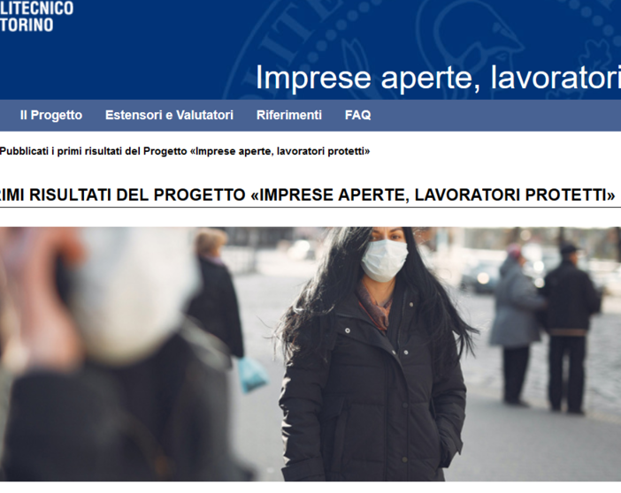 Il Piemonte guarda alla Fase 2: online i primi risultati del Poli, mentre dal 4 maggio potrebbero diventare obbligatorie le mascherine