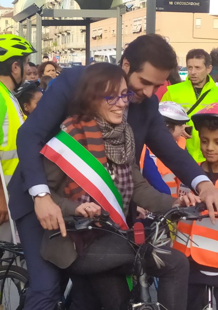 Inaugurata ufficialmente la ciclabile di Corso Vercelli (FOTO e VIDEO)