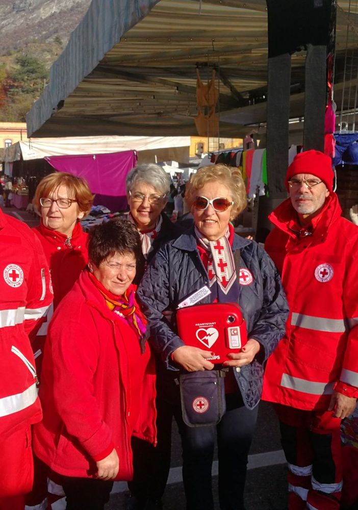 Nuovo defibrillatore per la Croce Rossa di Susa