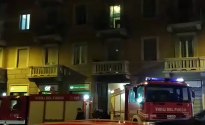 Incendio dalle cantine: allarme nella serata di ieri in corso Giulio Cesare (VIDEO)