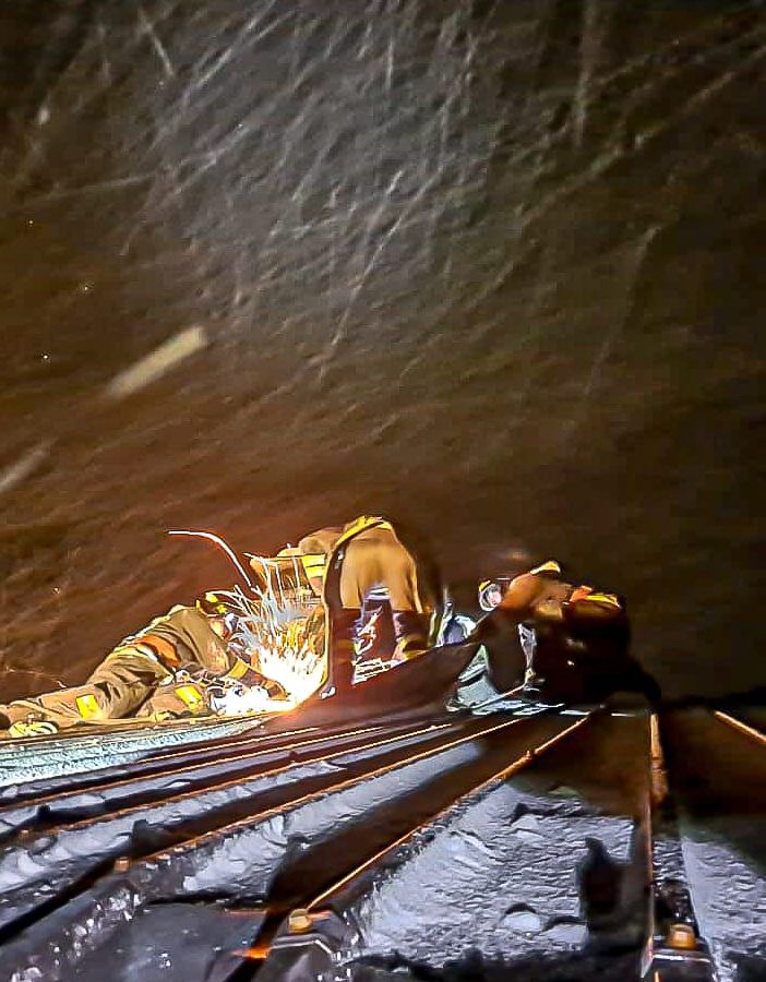 Intervento dei vigili del fuoco