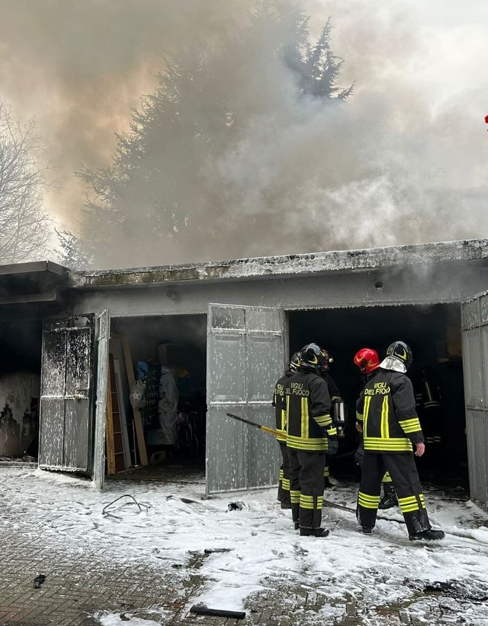 intervento dei vigili del fuoco