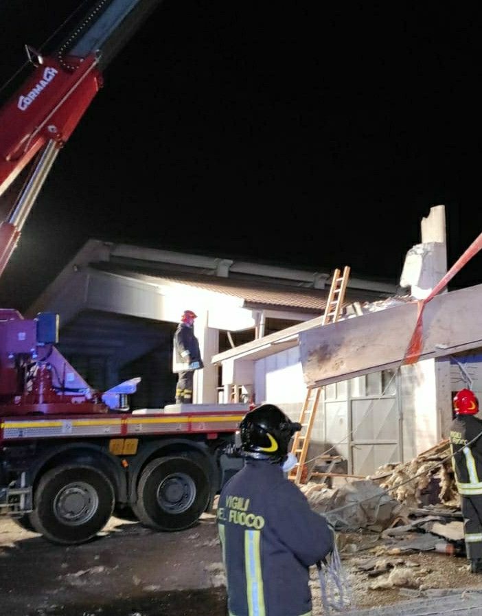vigili del fuoco a Piossasco