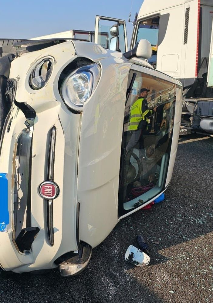 Incidente al sito interporto, traffico paralizzato sulla tangenziale sud