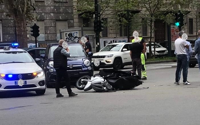 Un incidente in corso Galileo Ferraris (foto d'archivio)