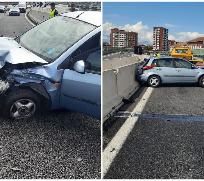 Giornata da incubo per il traffico torinese: terzo incidente, un ferito al Cto