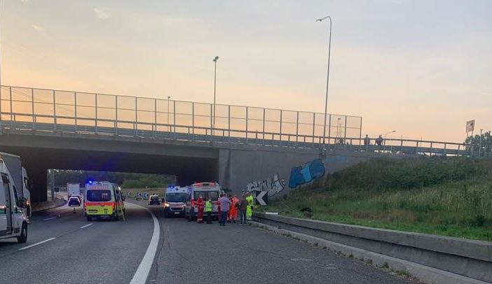 incidente tangenziale stupinigi