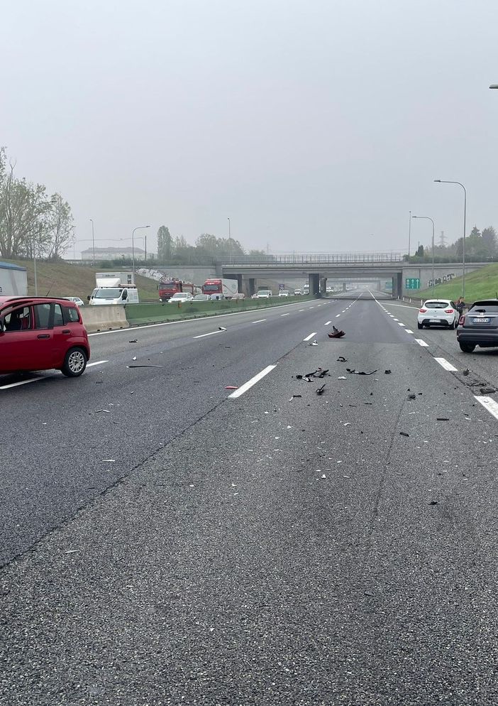 incidente tangenziale uscita venaria