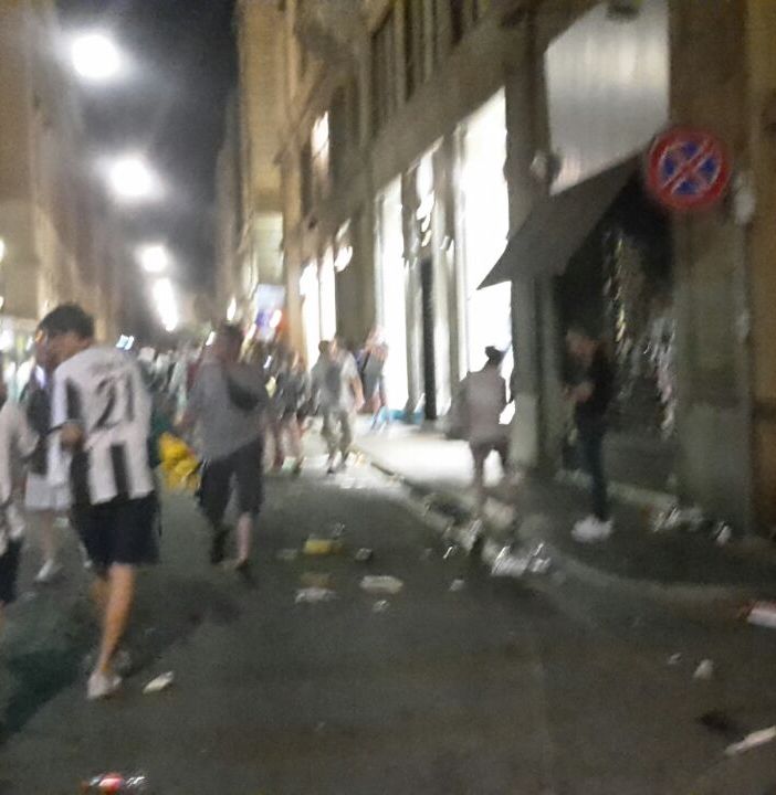 foto di repertorio della notte del 3 giugno 2017