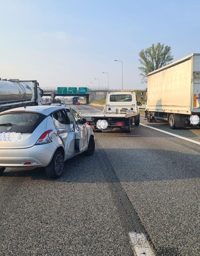 Triplo incidente sulla Tangenziale di Torino: code chilometriche e traffico congestionato