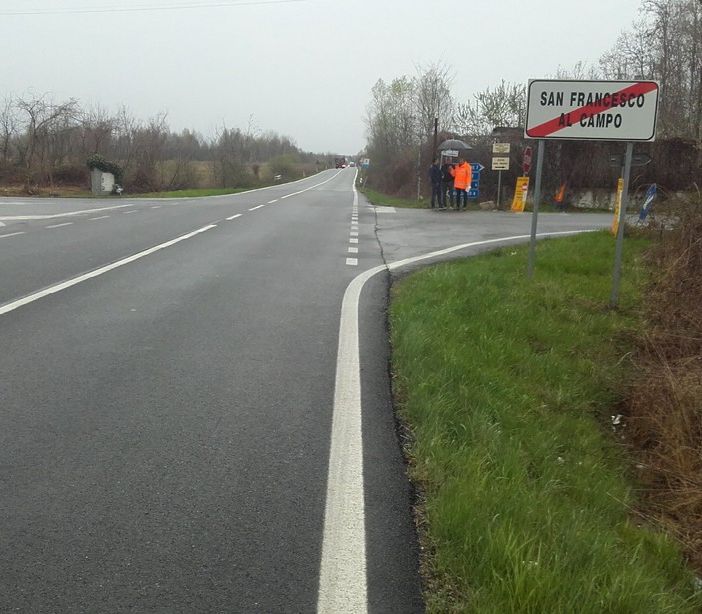 Messa in sicurezza dell'incrocio tra le provinciali 13 e 720 nella riserva della Vauda