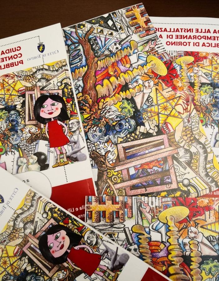 Bimbi e turisti alla scoperta delle opere d'arte contemporanea di Torino con Mila e Lillo