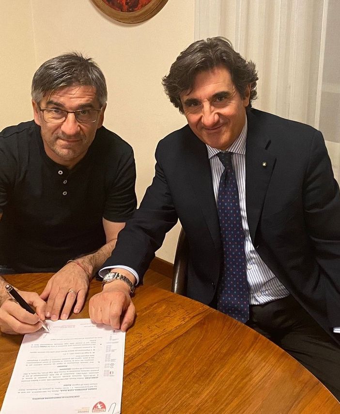 Ivan Juric con Urbano Cairo