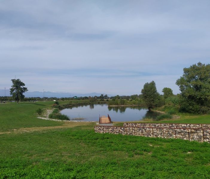 panorama lacustre laghetti del quartiere Falchera