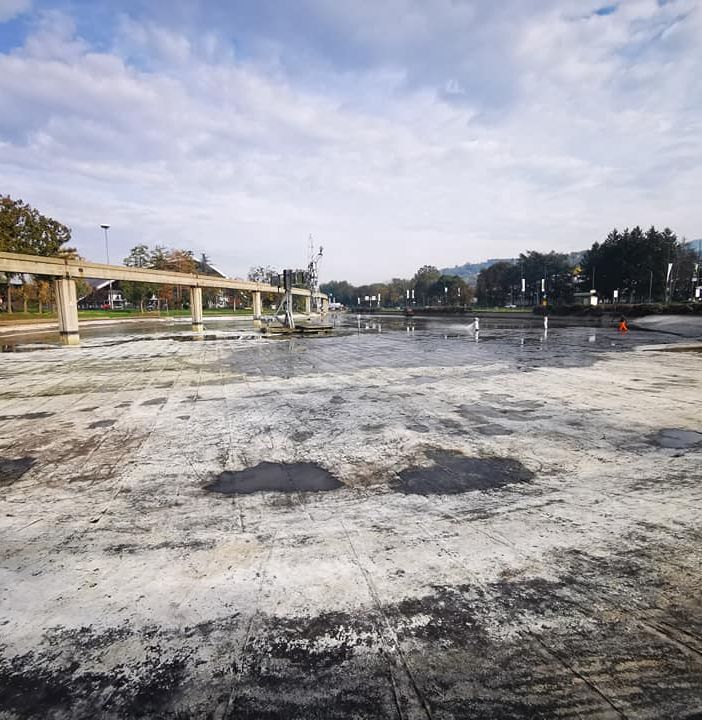 Rinfrescata al look per il laghetto e la fontana di Italia '61