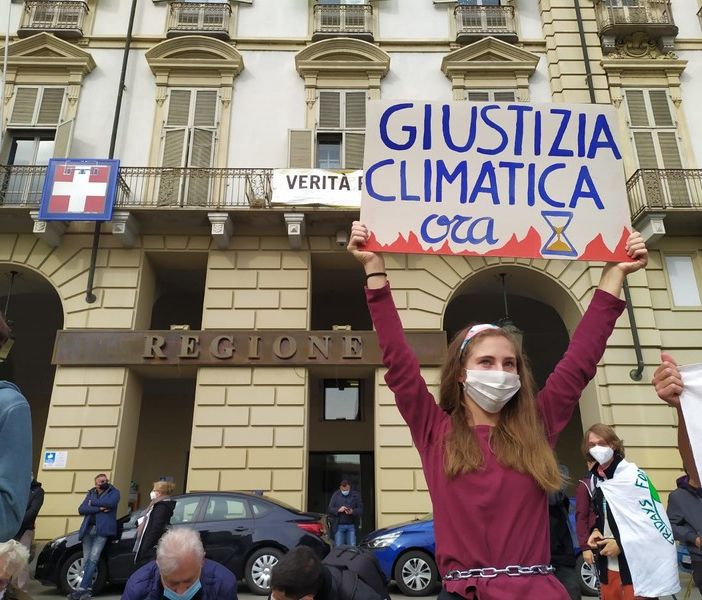 Laura Vallaro, portavoce dei Fridaysforfuture