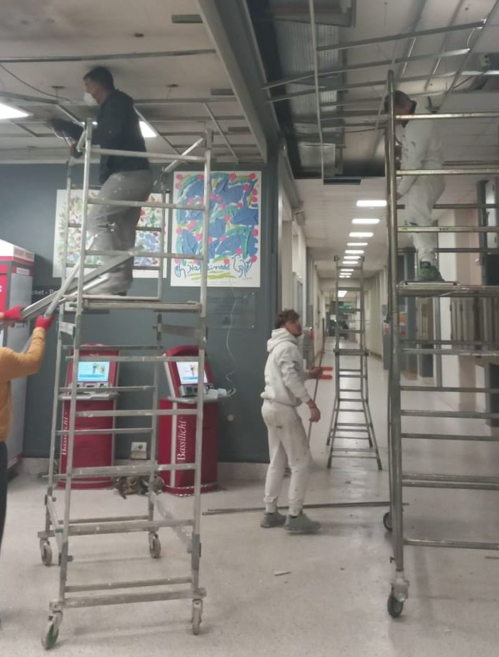 controsoffitto atrio delle molinette